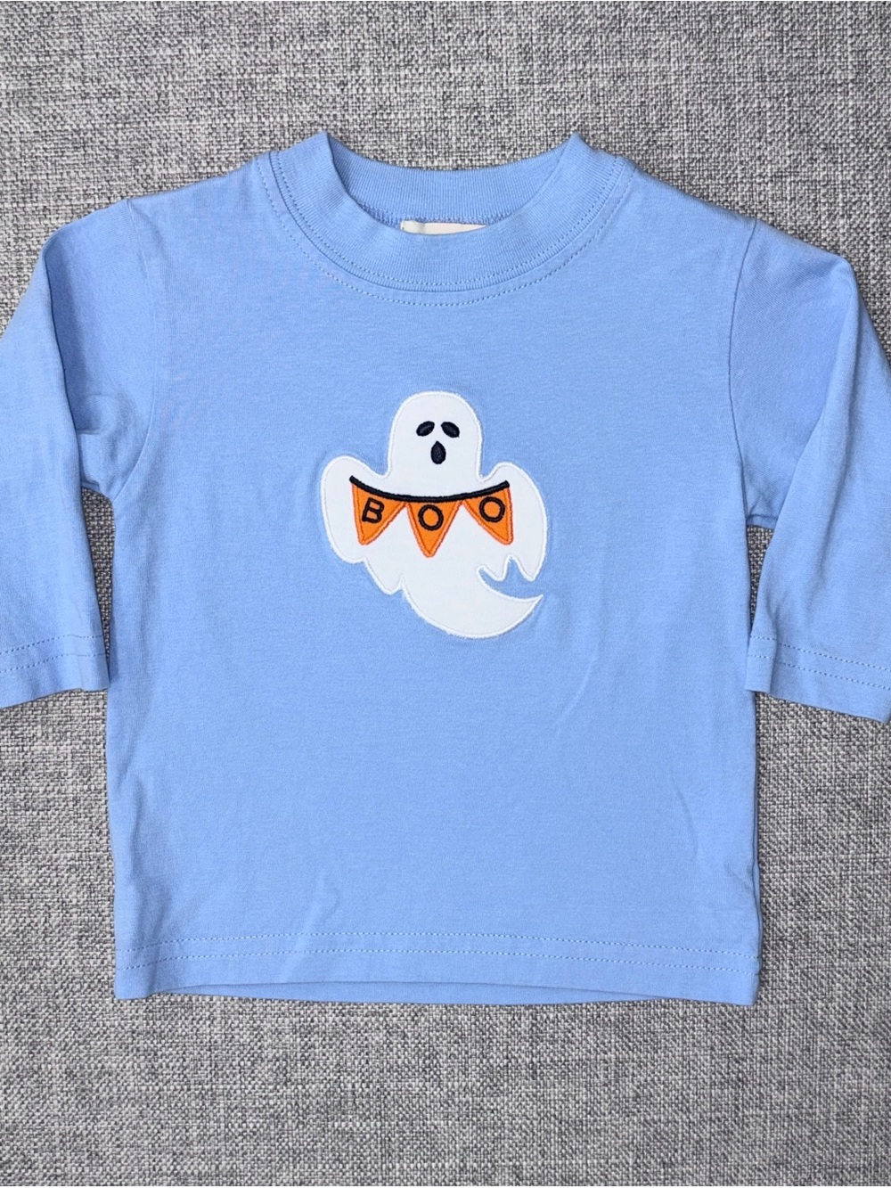 Baby Luigi 6m EUC Light Blue Ghost 'Boo' Long-Sleeve Shirt